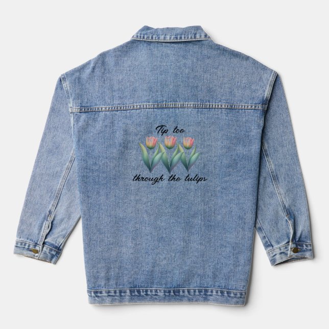 Veste En Jean Marcher sur la pointe des pieds à travers les tuli (Verso)