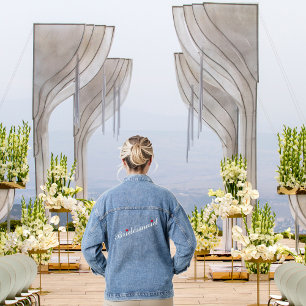 Veste En Jean Mariage de la mariée du coeur