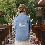 Veste En Jean Mariée<br><div class="desc">Superbe veste de denim de mariée. Parfait pour la photo avec la fête de la Mariée !</div>