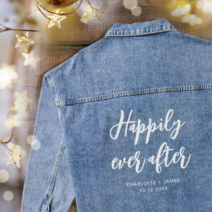 Veste En Jean Mariés à jamais Chemise en jean personnalisée
