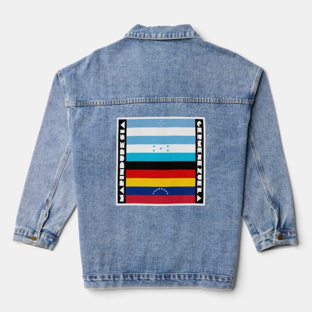 Veste En Jean Marinduresia et Germenezuela (Verso)