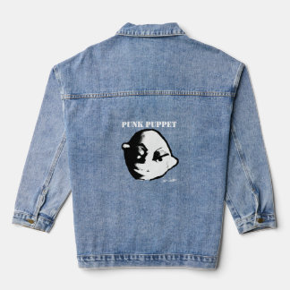 Veste En Jean Marionnette Punk (création Erica Crooks)