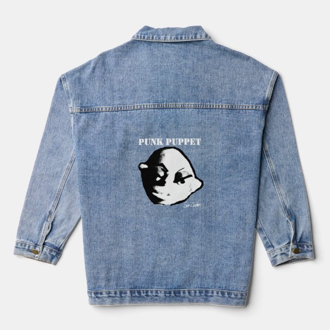 Veste En Jean Marionnette Punk (création Erica Crooks) (Verso)