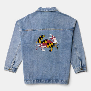 Veste En Jean Maryland Flag