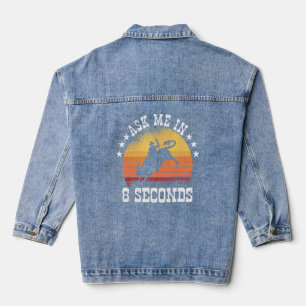 Veste En Jean Me Demander En 8 Secondes Rodéo Barrel Racing 1