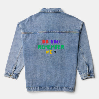 VESTE EN JEAN 'ME RECONNAISSEZ-VOUS'