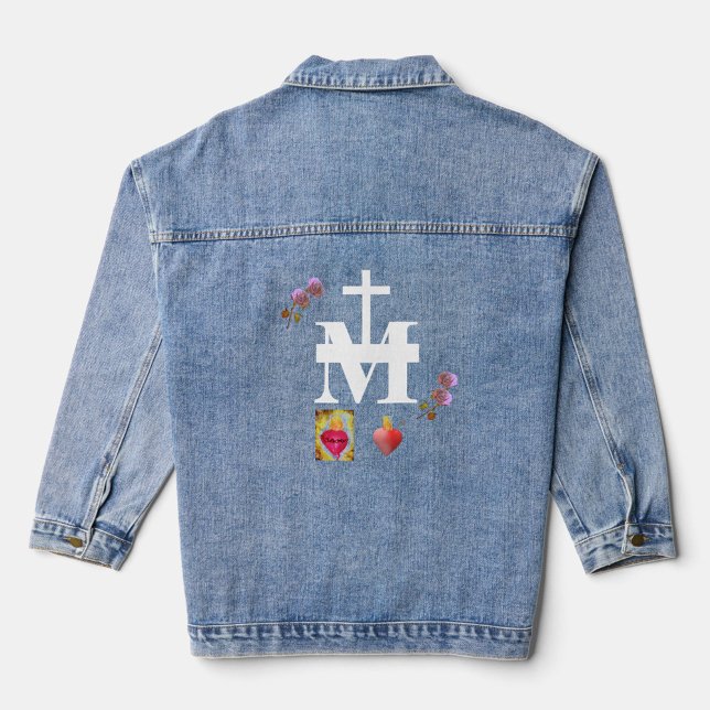 Veste En Jean Médaille miraculeuse inspirée (Créateur téléchargé)