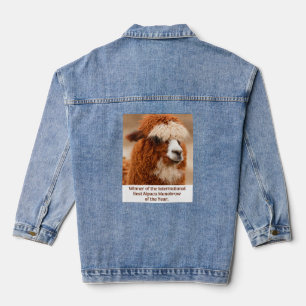 Veste En Jean Meilleure Monobrow d'Alpaca