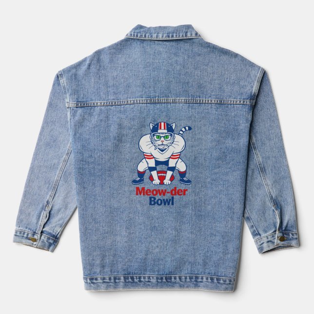 Veste En Jean Meow-der Bowl  (Verso)