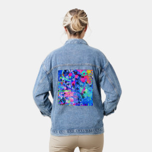 Veste En Jean Mer de graffiti 1