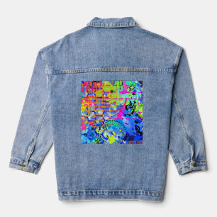 Veste En Jean Mer de graffiti 2