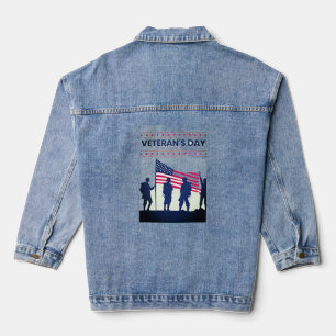Veste En Jean Merci pour vos services Journée des anciens combat