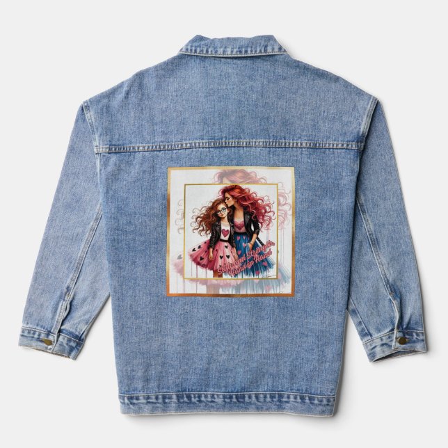 Veste En Jean Mère et fille (Verso)