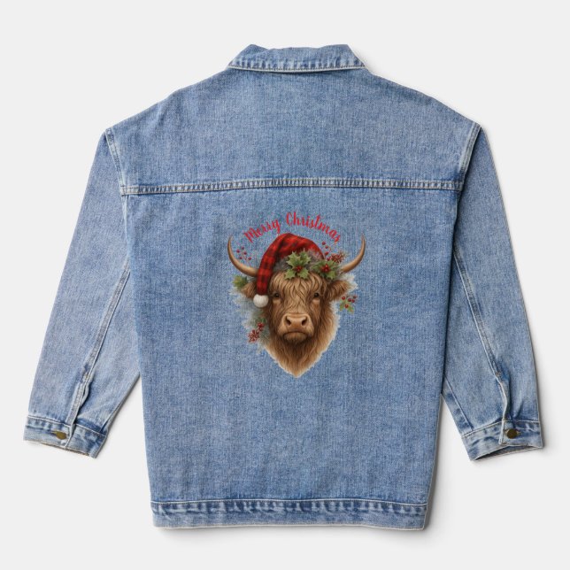 Veste En Jean Merry Christmas (Verso)