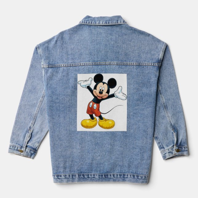 Veste En Jean "Mickey's Citrouille Tee" (Verso)