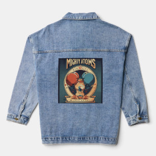 Veste En Jean Mighty Atoms – Logo Abstrait pour des Femmes Moder