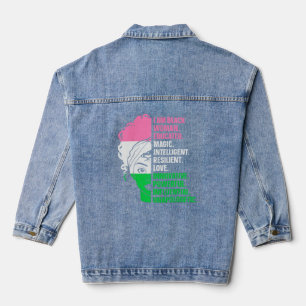 Veste En Jean Mignonne Je Suis Une Femme Noire Éduquée Aka Fun T