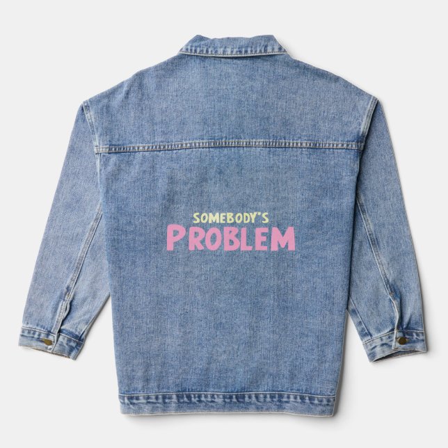 Veste En Jean Mignonne Wallen Merch Trousse de quelqu'un 2022 (Verso)
