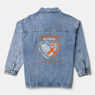 Veste En Jean Mme Ami Sclérose En Plaques Femmes Sensibilisation
