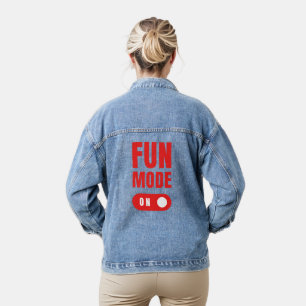 Veste En Jean mode fun activé