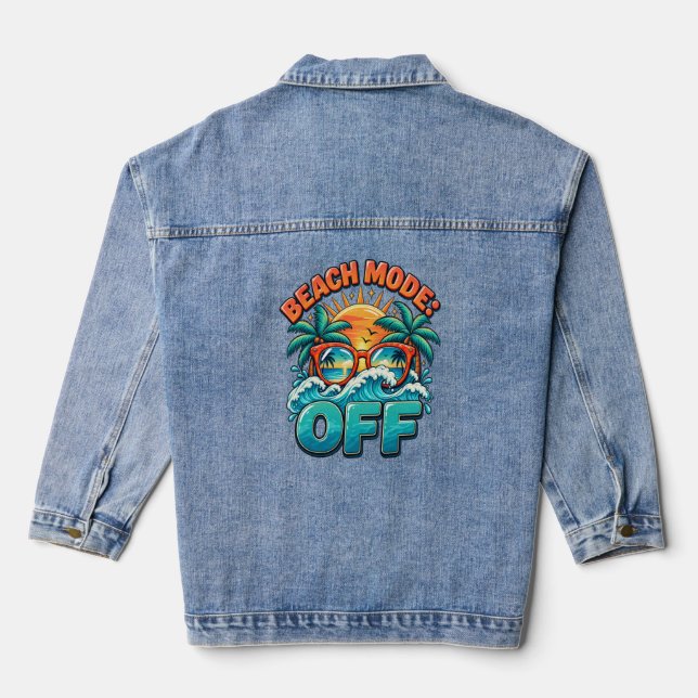 Veste En Jean Mode plage : Désactivé (Verso)