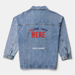 VESTE EN JEAN MODERNE ET MODERNE PERSONNALISABLE BLEU VÉRIFIÉ