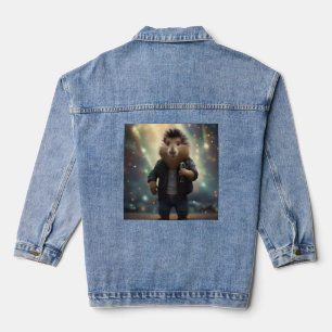 Veste En Jean "Mohawk Capybara : Faire danser la rivière !"
