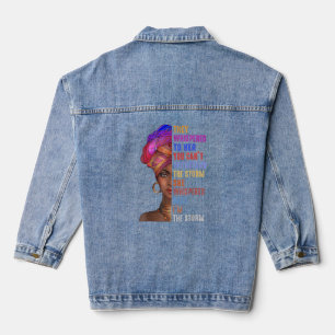 Veste En Jean Mois De L'Histoire Noire Africaine Femme Afro Je S