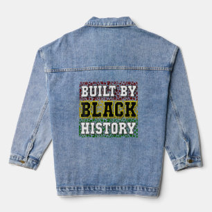 Veste En Jean Mois De L'Histoire Noire Construit Par L'Histoire