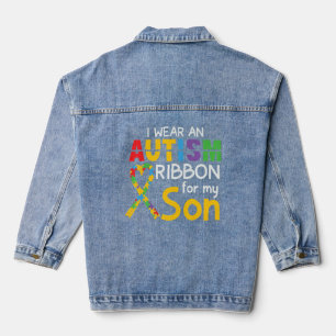 Veste En Jean Mois de sensibilisation sur l'autisme Graphique de