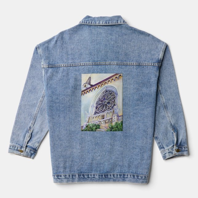 Veste En Jean Moment à Budapest (Verso)