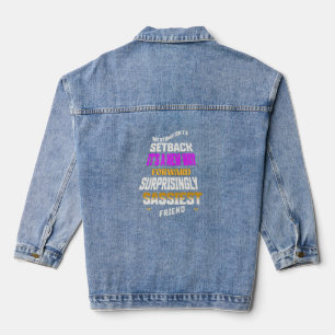 Veste En Jean Mon stome n'est pas un retour arrière