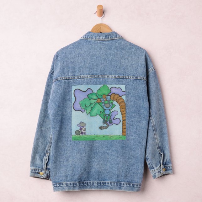 Veste En Jean Monkee autour (Hangar)
