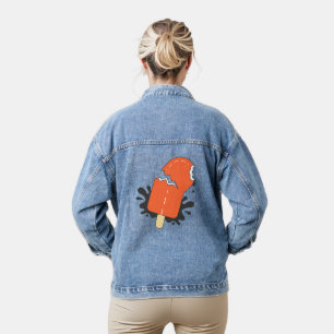 Veste En Jean Morsure d'été enjouée, vibrations de popsicle auda
