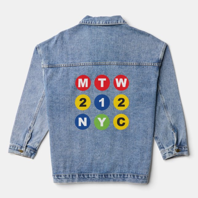 Veste En Jean MTW logo  (Verso)