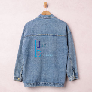Veste En Jean Murugi porte la fleur bleue Femmes
