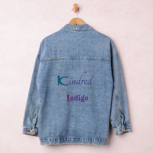Veste En Jean Murugi porte un Indigo rouge