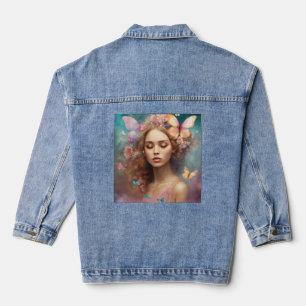 Veste En Jean Mystic Monarch : Empower Butterfly Tattoo Design