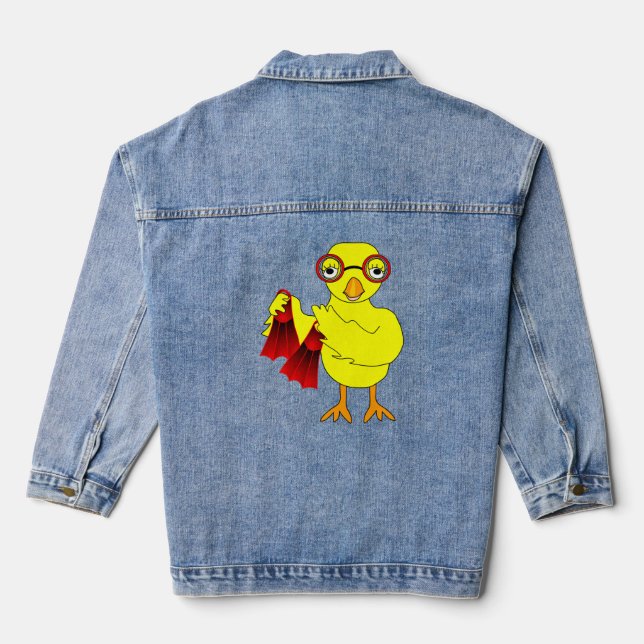Veste En Jean Nager Chick (Verso)