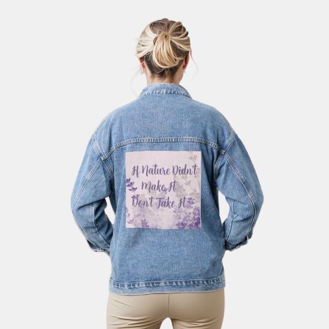 Veste en jean Nature (Modèle)