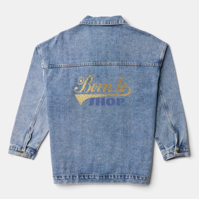 Veste En Jean Né à.... (Verso)