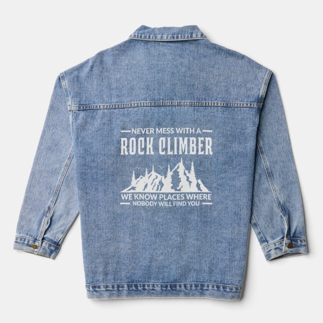 Veste En Jean Ne Manquez Jamais Avec Un Rock Climat Rock (Verso)