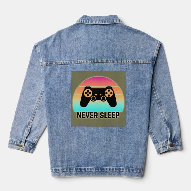Veste En Jean Never Sleep (Verso)
