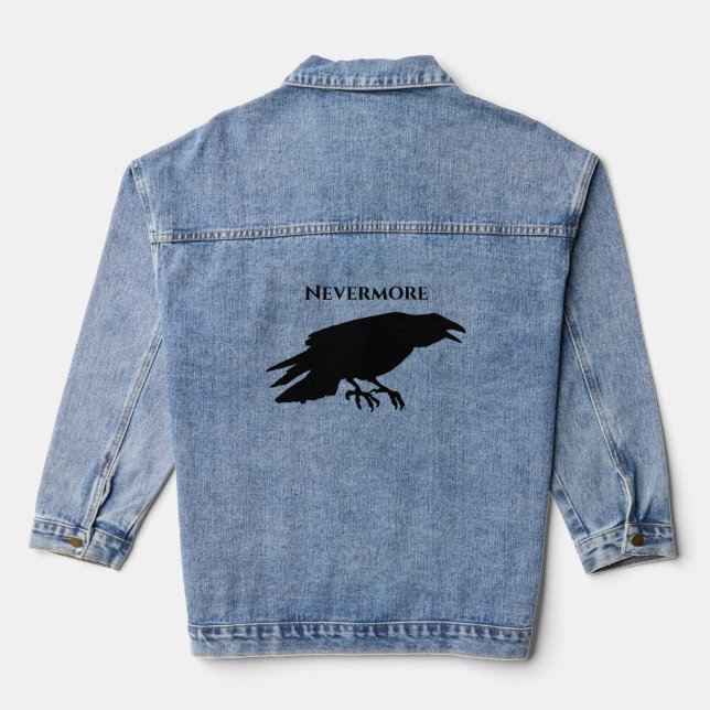 Veste En Jean Nevermore Raven (Verso)