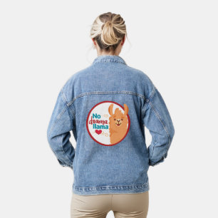 Veste En Jean No Drama Llama (Chaud)