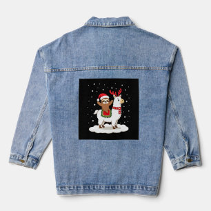 Veste En Jean Noël Alpaca Paresseux