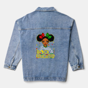 Veste En Jean Noir instruit Histoire Noire Enfants Filles Junetd