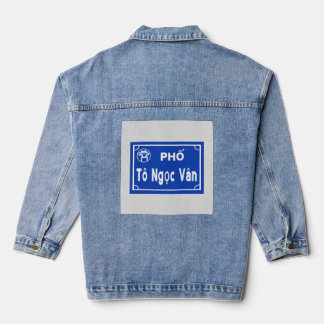 Veste En Jean Noms de rues de Hanoï au Vietnam