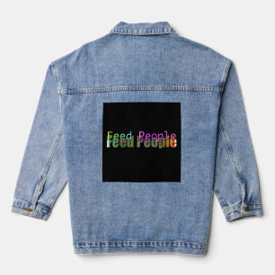 Veste En Jean Nourrir les gens