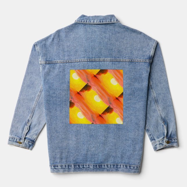 Veste En Jean Nouvelle création de mode (Verso)
